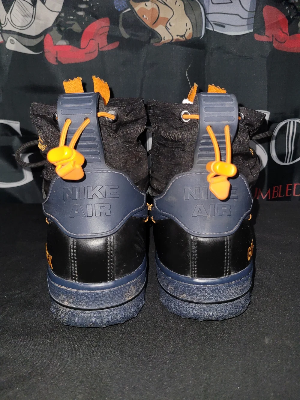 Nike Air Force 1 Winter GORE-TEX Black Bright, Thunder Blue